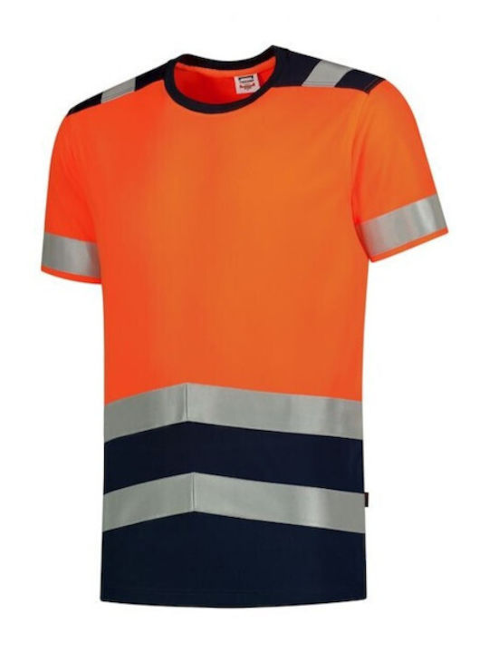 Tricorp Work T-Shirt Orange with Reflective Tapes