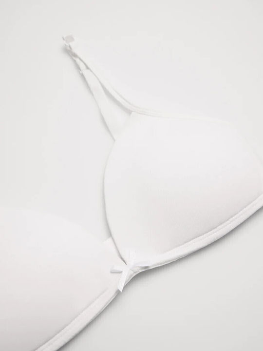 Ysabel Mora Bra without Underwire White