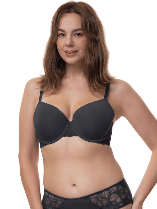 Jovie Bra with Light Padding Underwire Black/White
