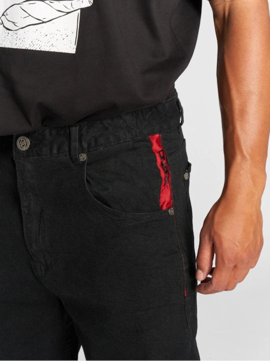 Men's Jeans Pants with Loose Baggy Fit Black