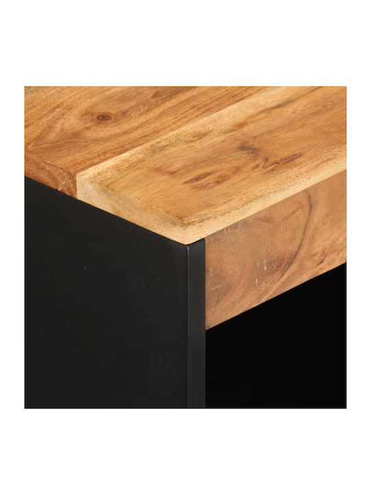 Μπουφές από Μασίφ Ξύλο Καφέ 60x33x75cm