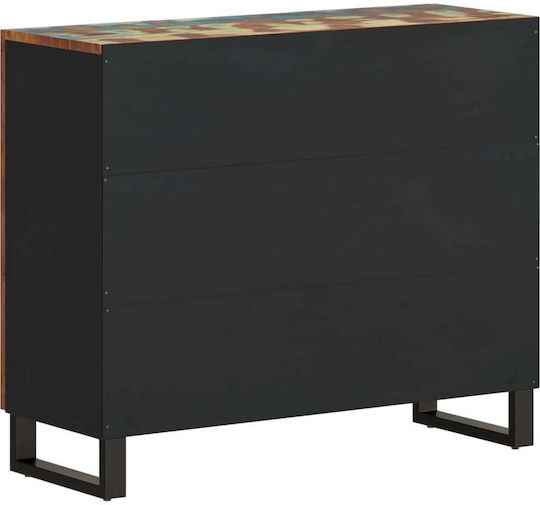 Мебели за съхранение Многоцветен 90x30x75см