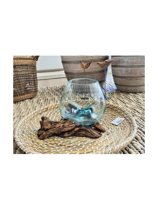 Διακοσμητικό Βάζο Glas Transparent 17x30x40cm 1Stück