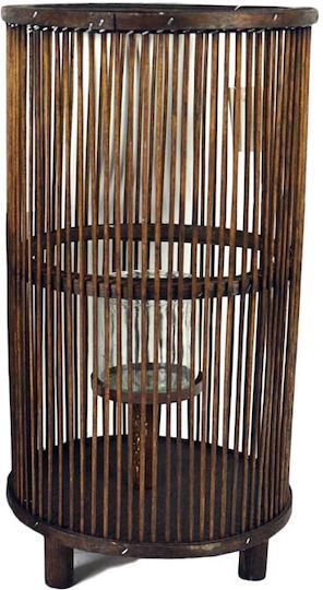 Atmosphera Φαναράκι Ξύλινο Επιδαπέδιο Καφέ 22x22x41εκ. Atmosphera Φαναράκι Ξύλινο Επιδαπέδιο Καφέ 22x22x41εκ.