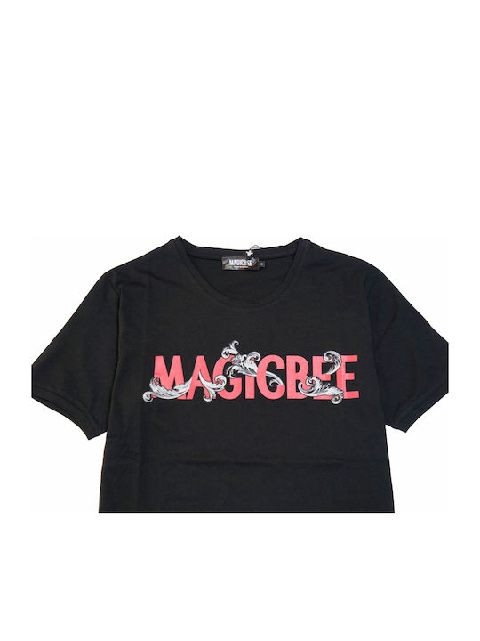 Magic Bee Men's Short Sleeve T-shirt Black