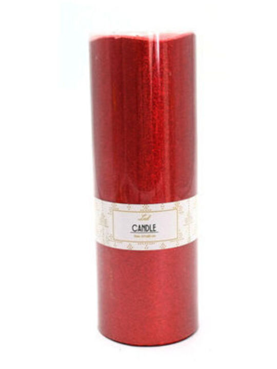 blokker Christmas Red Battery Candle 15x7cm