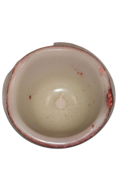 blokker Christmas Red Battery Candle 15x7cm