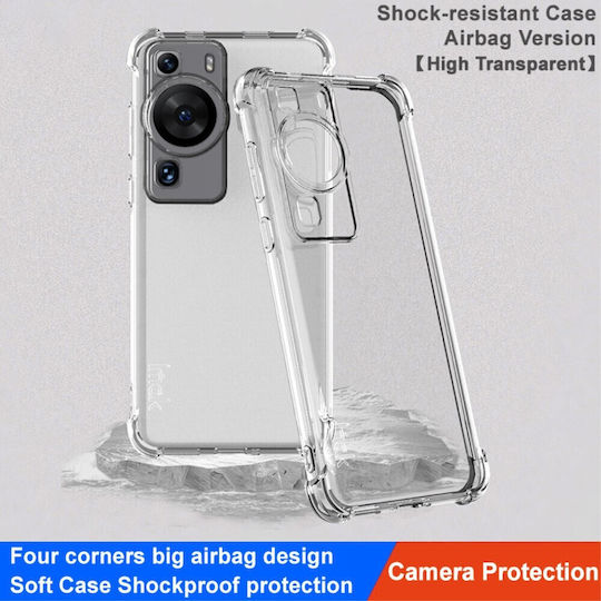 Imak Airbag Series reinforced corners Premium Back Cover Silicone Transparent (Huawei P60)