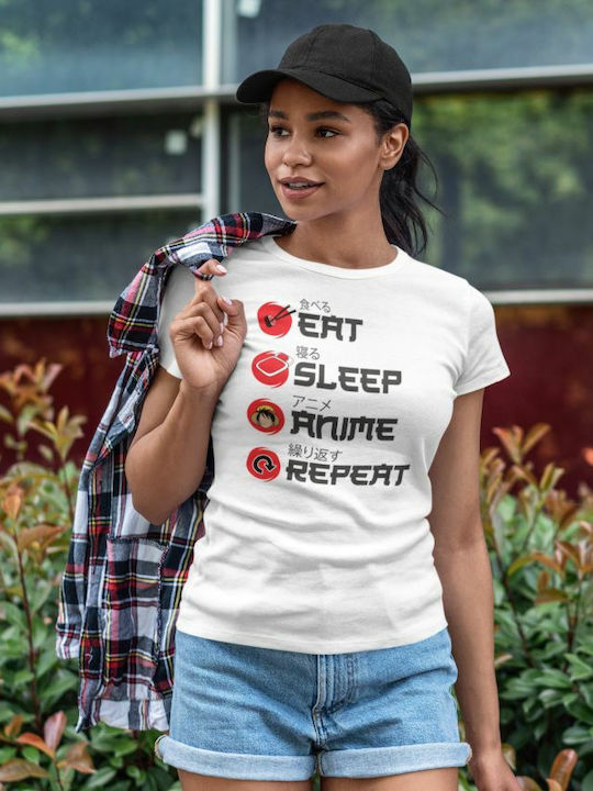 Eat Sleep T-shirt White