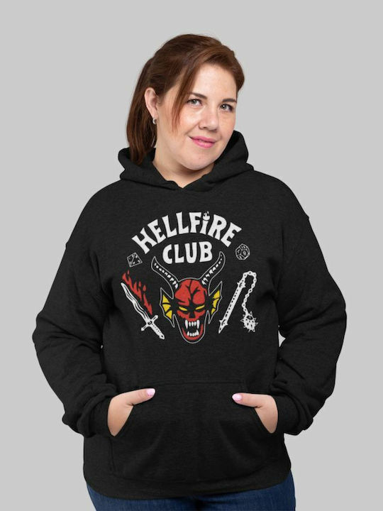 TKT w Φούτερ με Κουκούλα Hellfire Club Λευκό