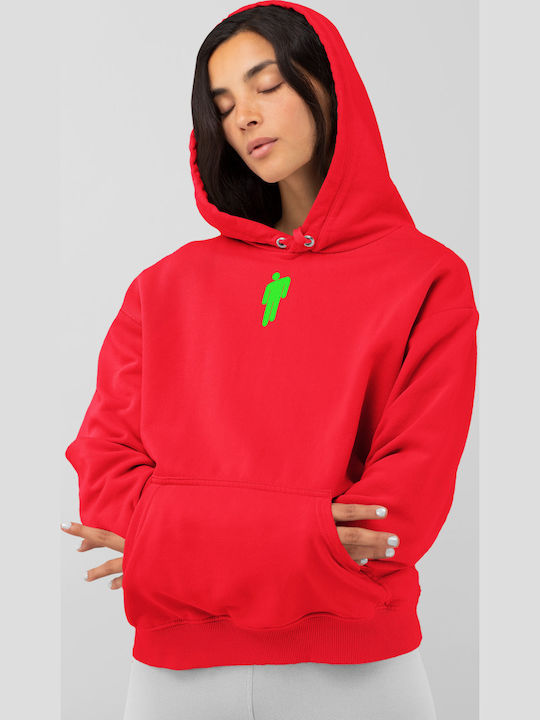 TKT Plus W Hoodie Billie Eilish Red