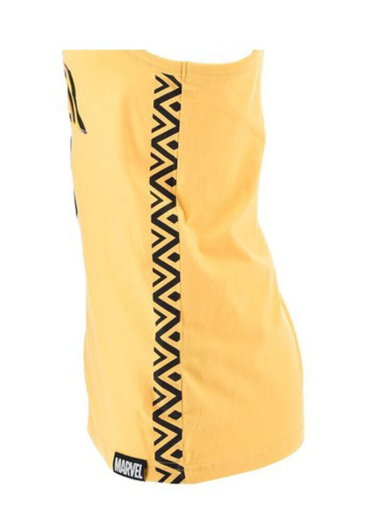 Marvel Damen Bluse Gelb Baumwolle