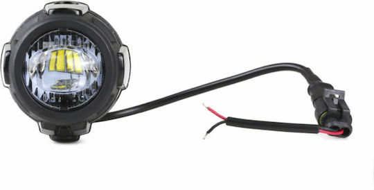 Round Foglights Car LED Universal 12 / 24V 40W with White Lighting 2pcs