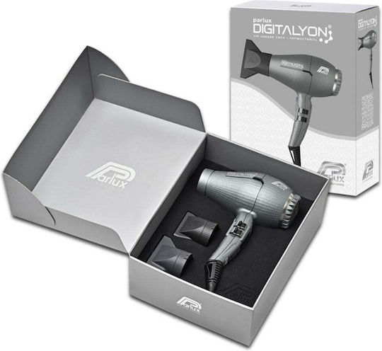 Parlux Digitalyon Ionic Professional Hair Dryer 2400W Glitter Grey