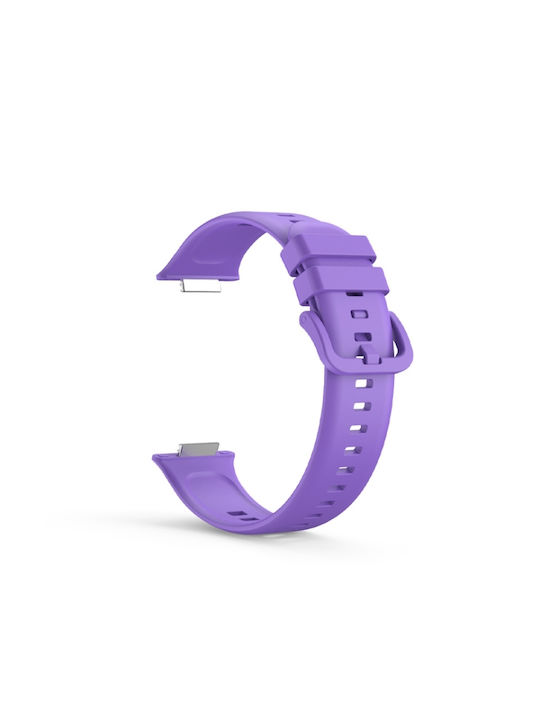 Solid Color Каишка Силикон Лилав (Huawei Watch Fit 2 - Хуавей Уотч Фит 2) EDA003144201J