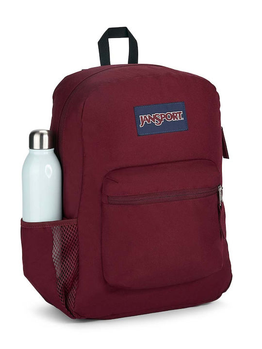 Jansport Σχολική Τσάντα Πλάτης Δημοτικού σε Κόκκινο χρώμα 26lt