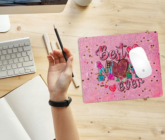 Koupakoupa Cel Mai Bun Mouse Pad Roz Ziua Mamei (230mm) KP_17715_MOUSEPAD-RECT