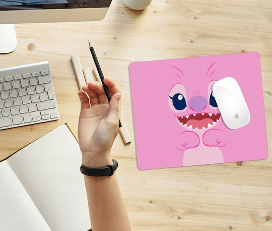 Koupakoupa Lilo & Stitch Angel Roz Padel Pentru Mouse (230mm) Roz KP_16642_MOUSEPAD-RECT