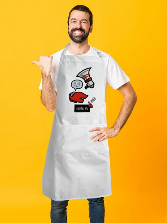 Koupakoupa Among US Șorț de Bucătărie Albă KP_8327_APRON-BBQ-ADULT 1buc