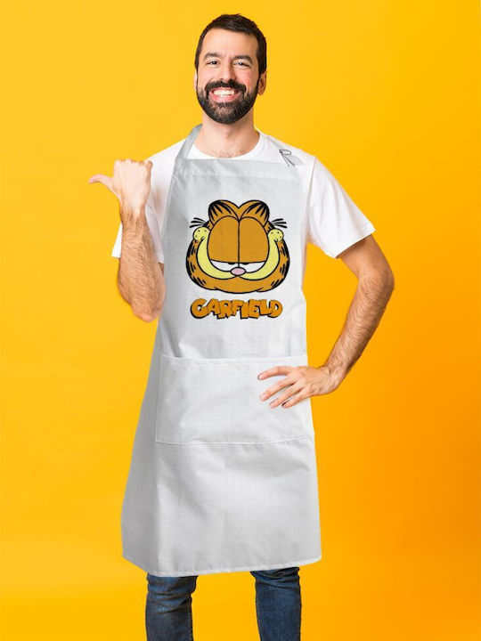 Koupakoupa Șorț de Bucătărie Albă KP_13885_APRON-BBQ-ADULT 1buc