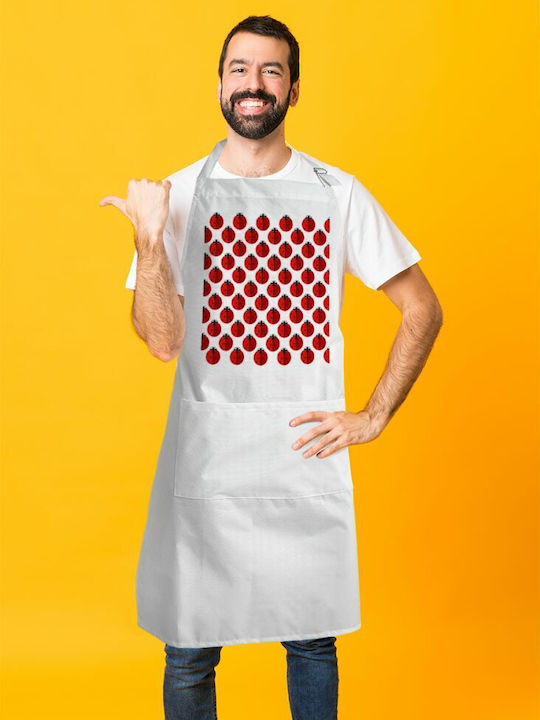 Koupakoupa Ποδιά Κουζίνας Λευκή KP_8193_APRON-BBQ-ADULT