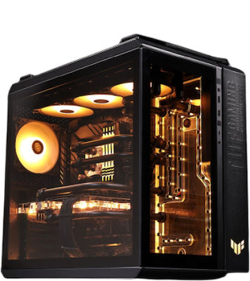 Vengeance XGT Asus Edition + Asus TUF Gaming VG32VQ1BR Gaming Desktop PC (Ryzen 5-7600X/32GB DDR5/1TB SSD/GeForce RTX 4080/No OS)