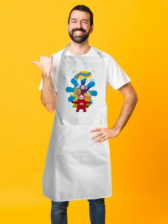 Koupakoupa Șorț de Bucătărie Albă KP_11108_APRON-BBQ-ADULT 1buc