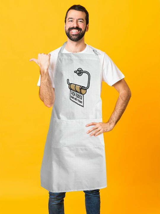 Koupakoupa Șorț de Bucătărie Albă KP_5683_APRON-BBQ-ADULT 1buc