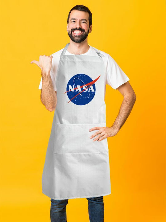 Koupakoupa Ποδιά Κουζίνας Λευκή KP_1671_APRON-BBQ-ADULT