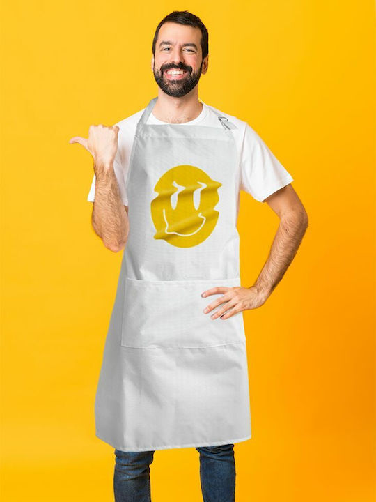 Koupakoupa Șorț de Bucătărie Albă KP_5168_APRON-BBQ-ADULT 1buc