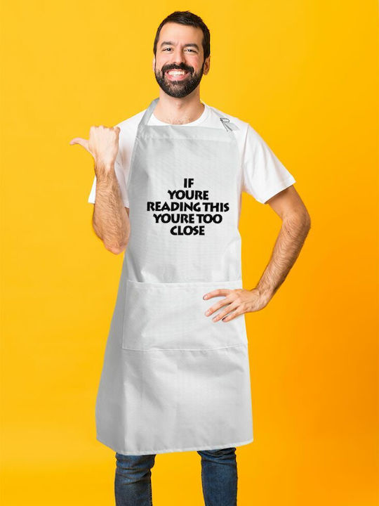 Koupakoupa Șorț de Bucătărie Albă KP_2551_APRON-BBQ-ADULT 1buc