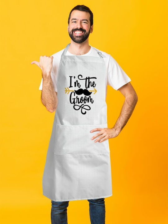 Koupakoupa Șorț de Bucătărie Albă KP_728_APRON-BBQ-ADULT 1buc