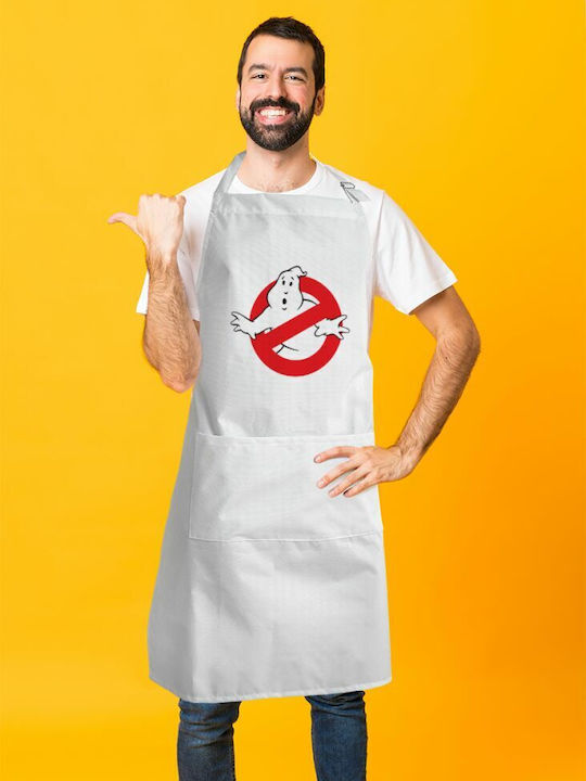 Koupakoupa Küchenschürze Weiß KP_859_APRON-BBQ-ADULT 1Stück