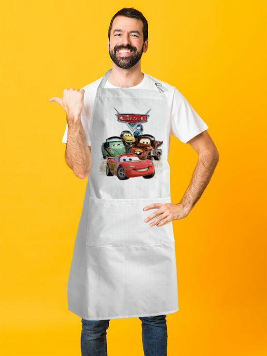 Koupakoupa Ποδιά Κουζίνας Λευκή KP_8992_APRON-BBQ-ADULT