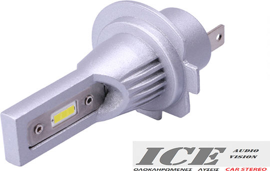 Ice Lampen Auto H4 LED 6500K Kaltes Weiß 12V 13W 2Stück