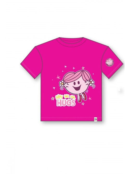 CHartini Poli Kinder-T-Shirt Fuchsie Η κυρία Αγκαλίτσα HP.TST.0004