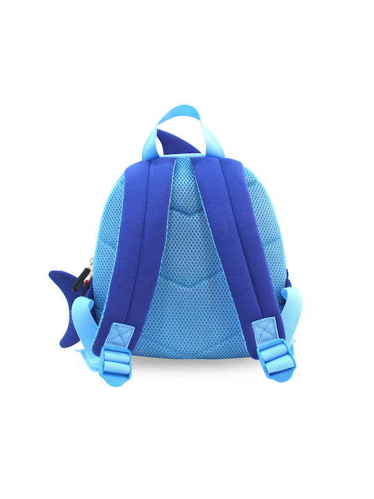 NOHOO Schulranzen Rucksack Kindergarten Blau 23,5 x 7,5 x 25cm