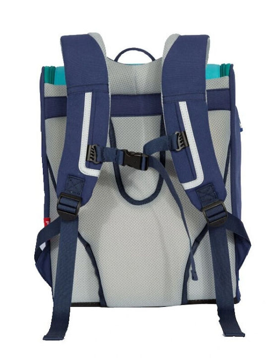 NOHOO Schulranzen Rucksack Kindergarten Hellblaue 27,5 x 13 x 35cm