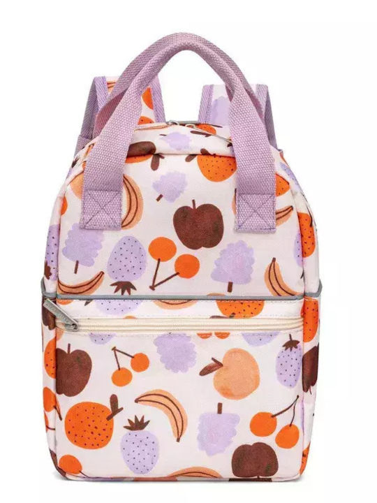 Petit Monkey Ghiozdan Școală de Spate Grădinița Multicolor cu Husă pentru sticlă de apă