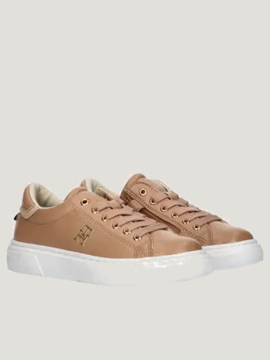Tommy Hilfiger Cut Lace-up Tabac Brown