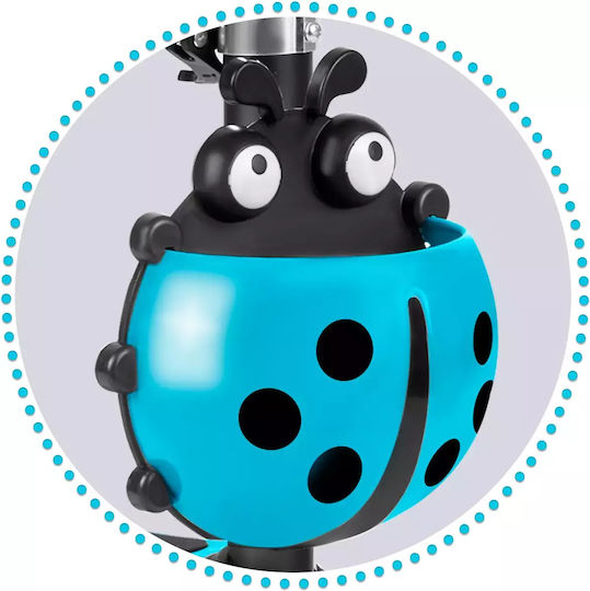 Ricokids Kinderroller Buggy 2-Rad mit LED-Beleuchtung Blau
