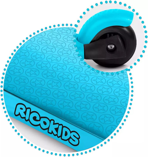 Ricokids Kinderroller Buggy 2-Rad mit LED-Beleuchtung Blau