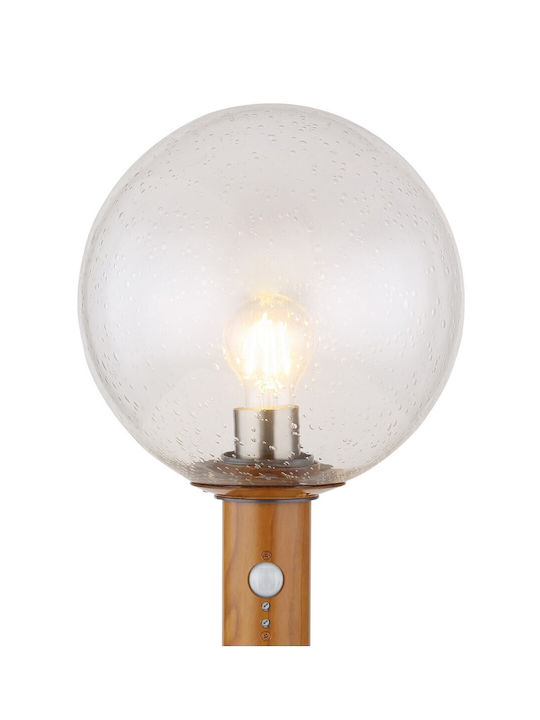 Globo Lighting Lampa Post Mic De Exterior 15W IP44 Pentru Bază De Bec E27 Maro