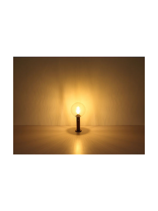 Globo Lighting Lampa Post Mic De Exterior 15W IP44 Pentru Bază De Bec E27 Maro