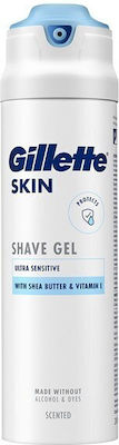 Gillette Ultra Sensitive Shaving Gel for Sensitive Skin 200ml