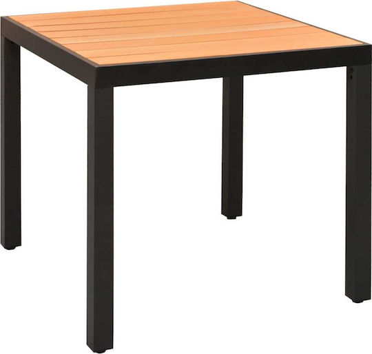 Garten- und Outdoor-Möbelsets für kleinen Raum 3 Stück Schwarz