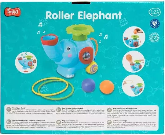 Playgo Animal Elephant Pop N Hoop Roller with Music for 12++ Months