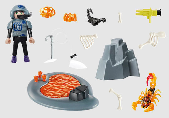 Playmobil Dino Rise Starter Pack Dino Rise: Fire Scorpion for 5-10 years old