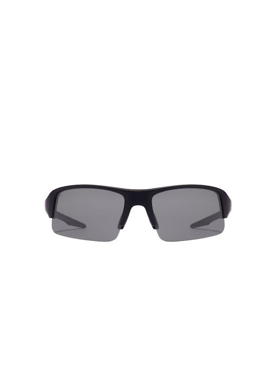 Hawkers Bat Sunglasses with Black Plastic Frame and Black Polarized Lens HBAT23BBTP