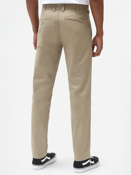 Dickies SHERBURN Ανδρικό Παντελόνι Chino σε Slim Εφαρμογή Χακί